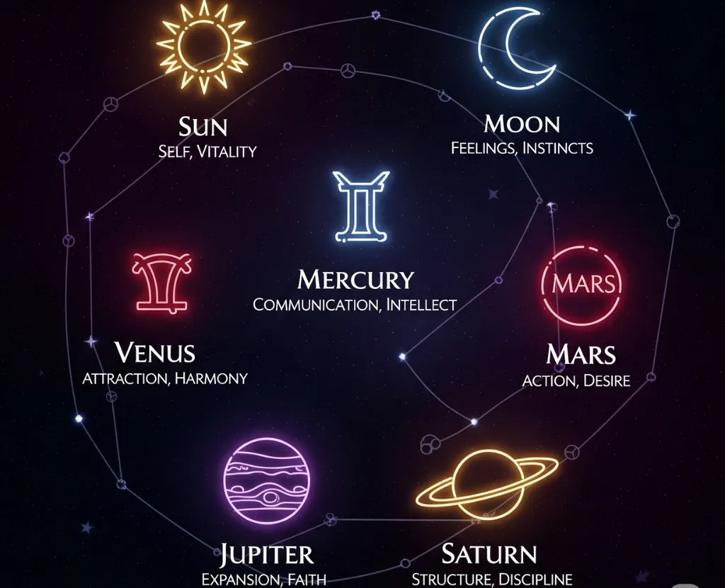 The Celestial Actors Planets in Astrology